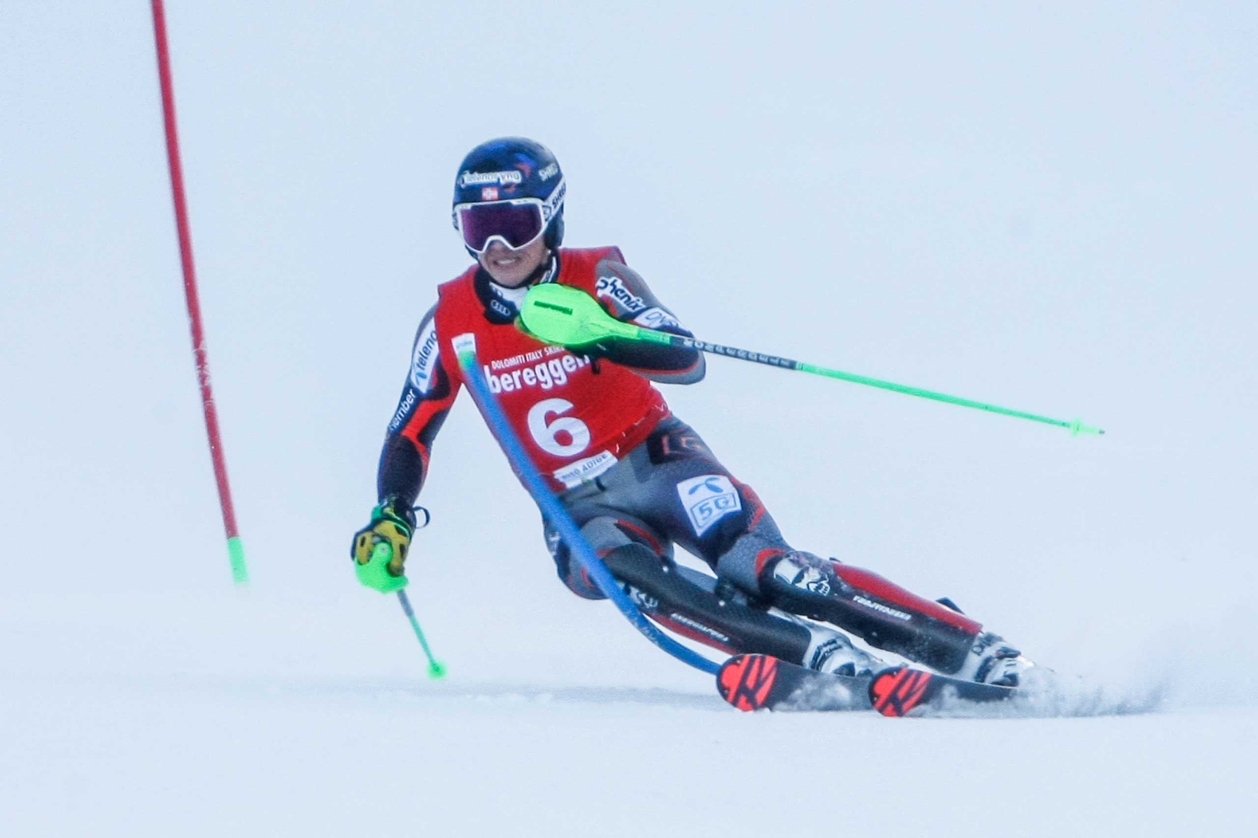 Coppa Europa Al Norvegese Steen Olsen Lo Slalom Di Obereggen Race