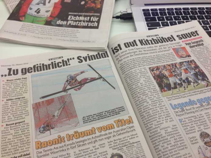 Il titolo questo mattina sul Kronen Zeitung