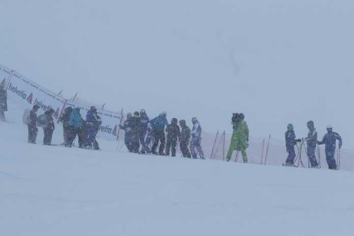 Il Lauberhorn questa mattina in ricognizione ©Andrea Chiericato