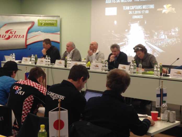 La riunione di giuria a Schladming