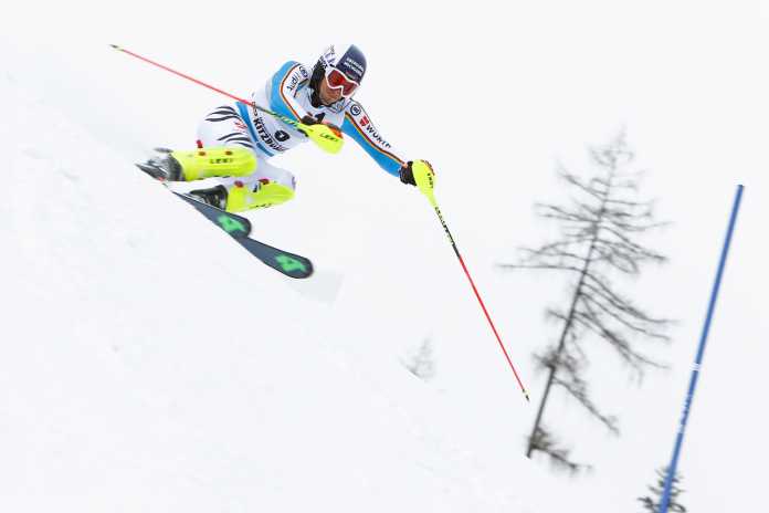 Fritz Dopfer sulla Ganslern di Kitzbuehel
