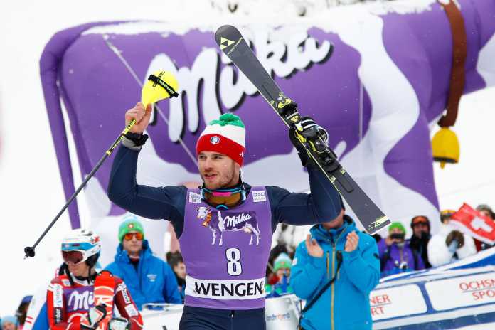 L'esultanza di Giuliano Razzoli