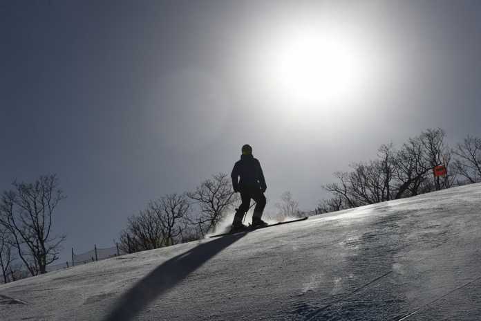 Dominik Paris in uno spettacolare scatto
