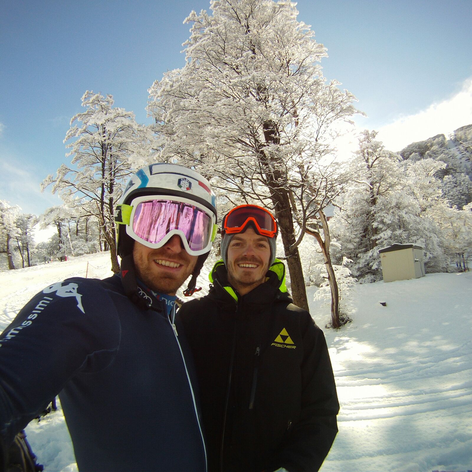 Manfred con il fratello skiman Michael