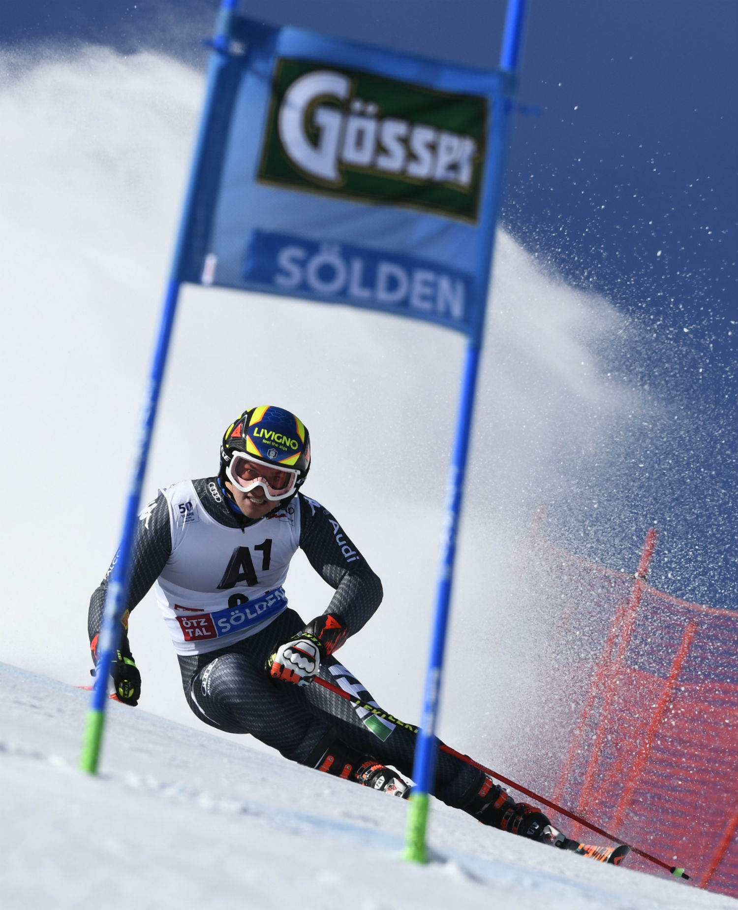 Roberto Nani in azione a Soelden ©Agence Zoom