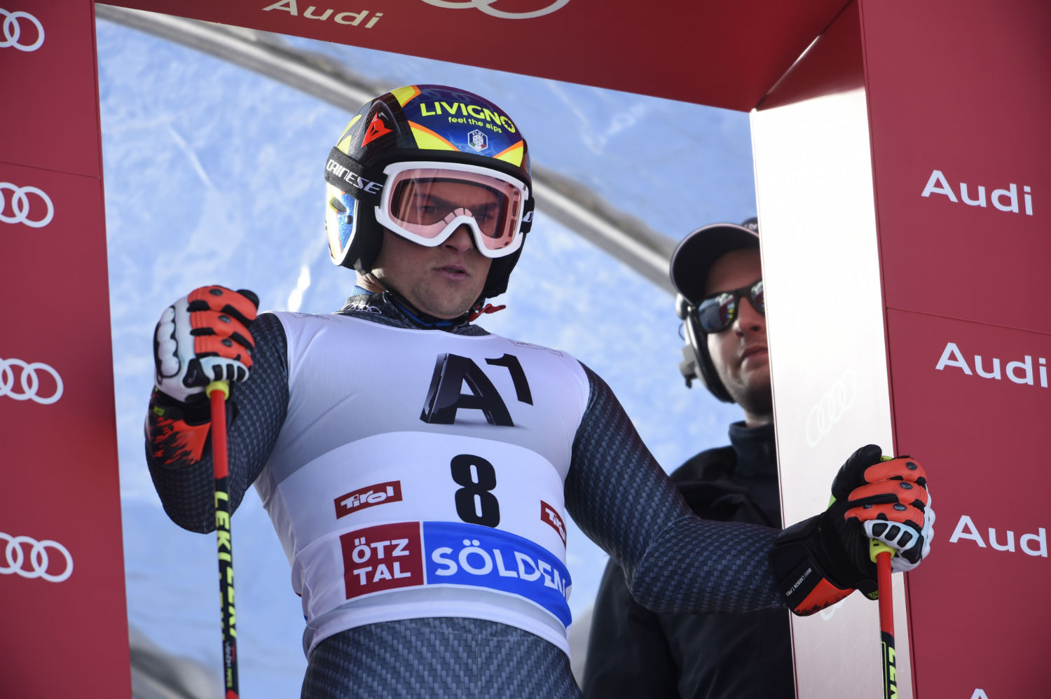 Roberto Nani in partenza a Soelden ©Agence Zoom
