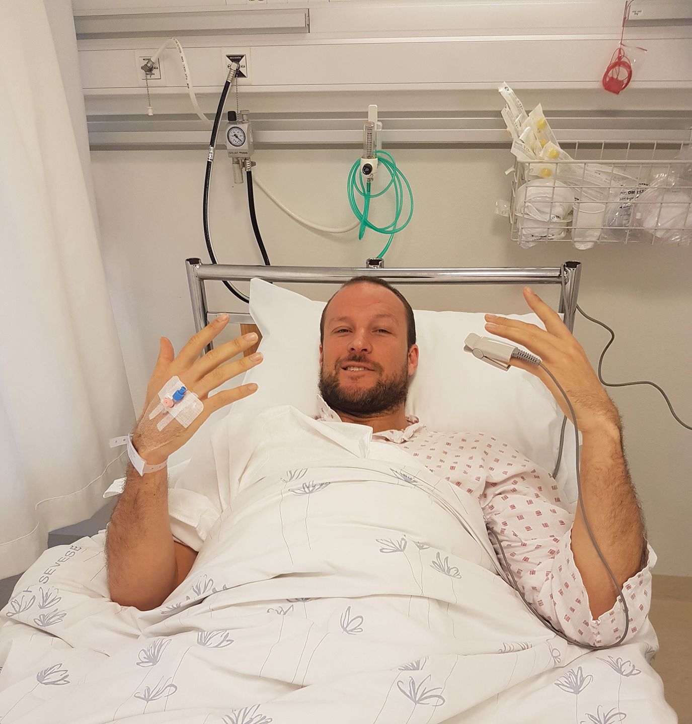 Aksel Lund Svindal in ospedale (@Pag. FB ufficiale)