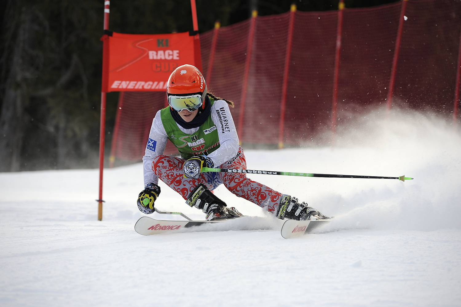 Anna Colombi in azione ©Ski Race Cup