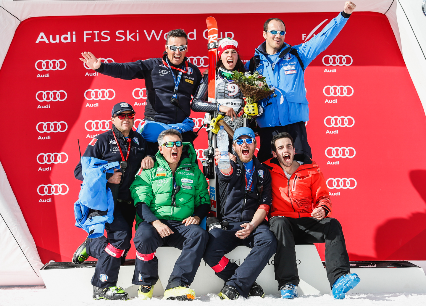 Ski World Cup 2016-2017 Crans Montana, Swiss 26/2/2017. Federica Brignone (ITA), photo by Gabriele Facciotti/Pentaphoto-Mateimage