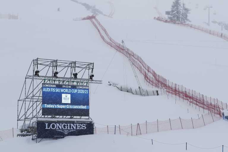 Salta anche il secondo superG di St.Moritz