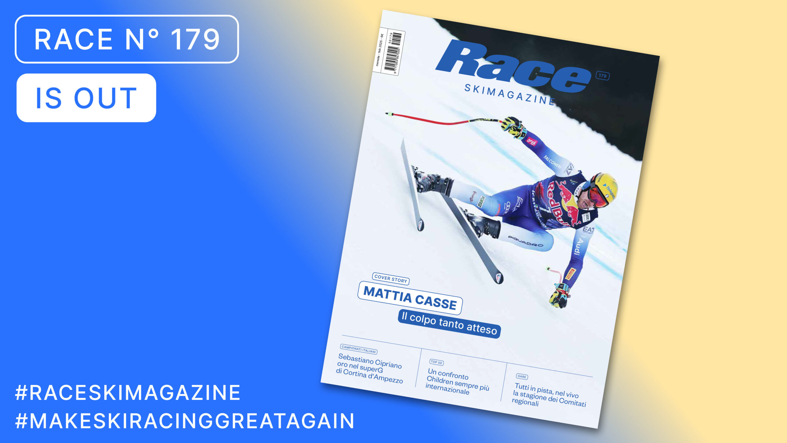 È uscito Race ski magazine di febbraio - Race ski magazine