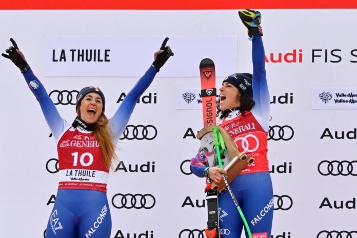 Sofia Goggia e Federica Brignone