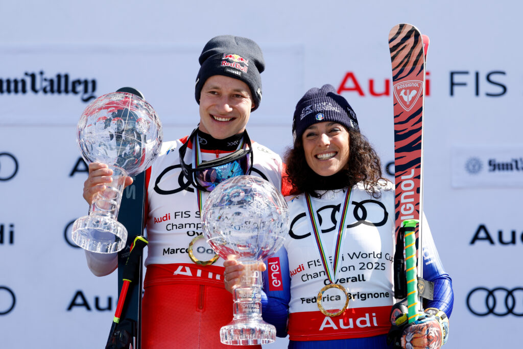 Marco Odermatt e Federica Brignone