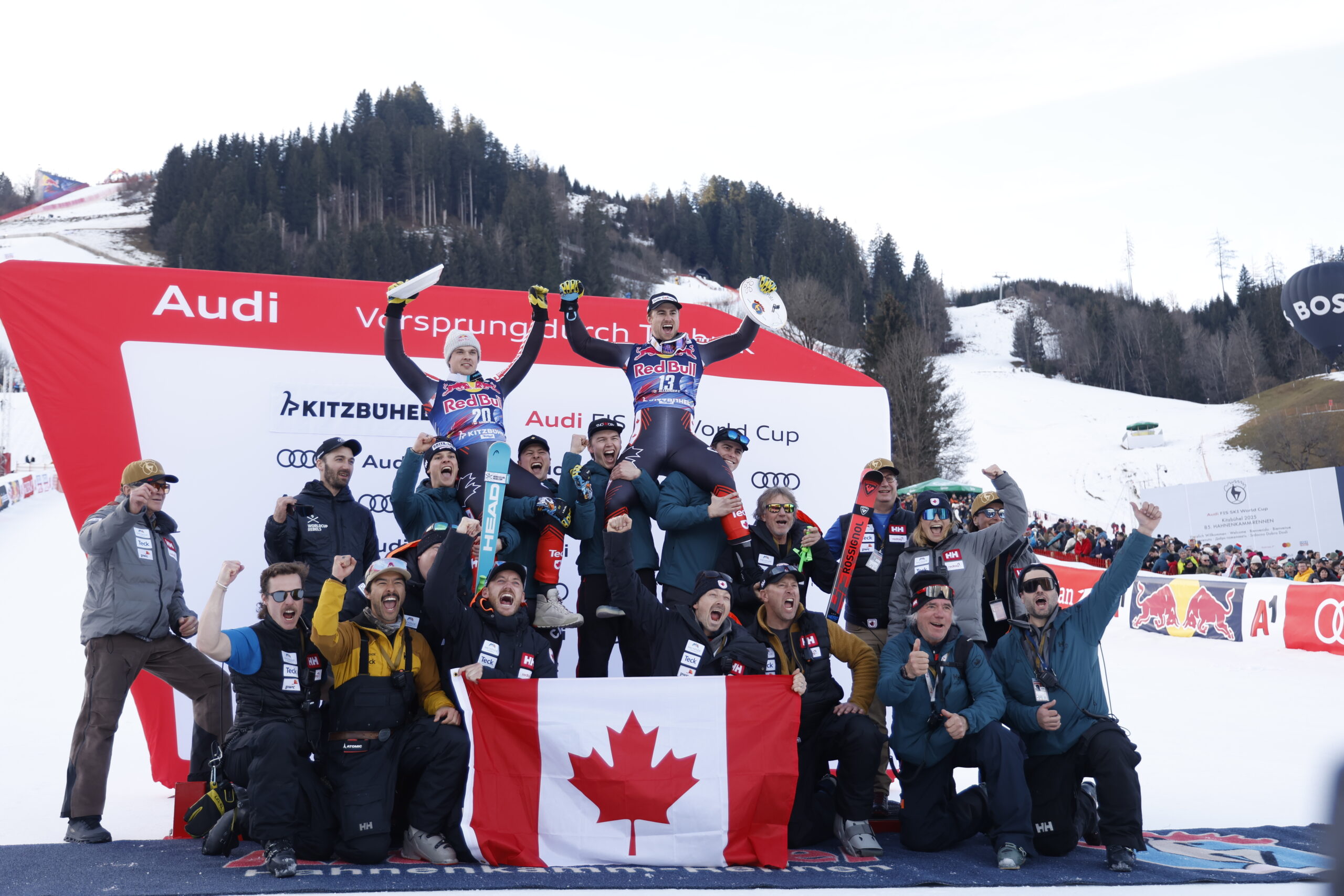 Festa canadese a Kitzbühel