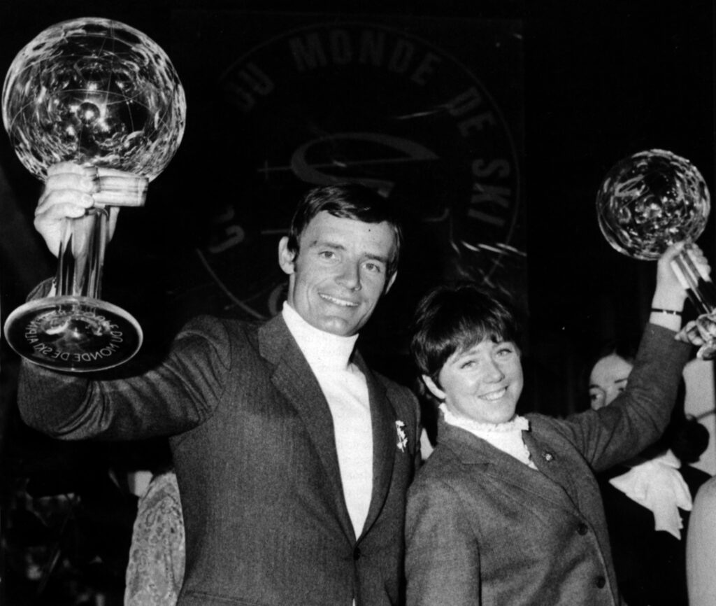 Jean-Claude Killy e Nancy Greene