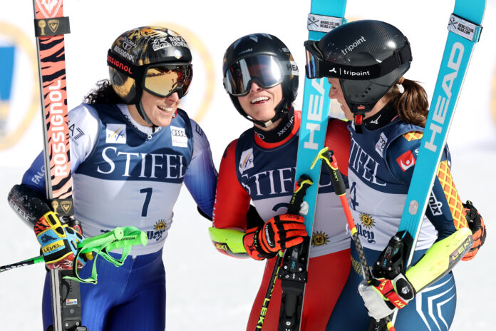 Federica Brignone, Lara Gut-Behrami, Sara Hector