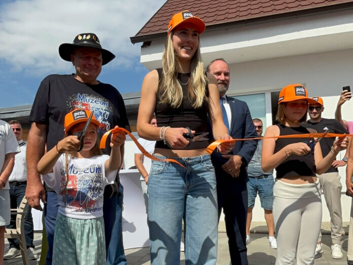 Petra Vlhova all'inaugurazione del museo a lei dedicato @ Darka Sefcik Starnova/Ski Racing Media