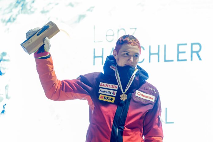 Lenz Hächler a Morzine, nel 2024 @ Agence Zoom