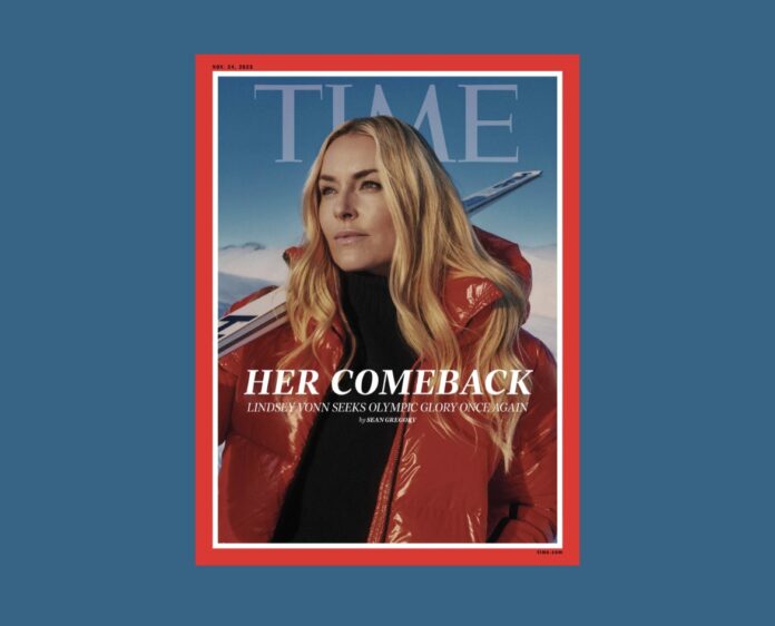 Lindsey Vonn sulla copertina del Time