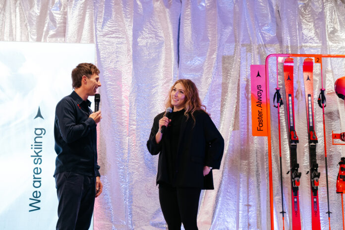 Mikaela Shiffrin all'Atomic Media Day