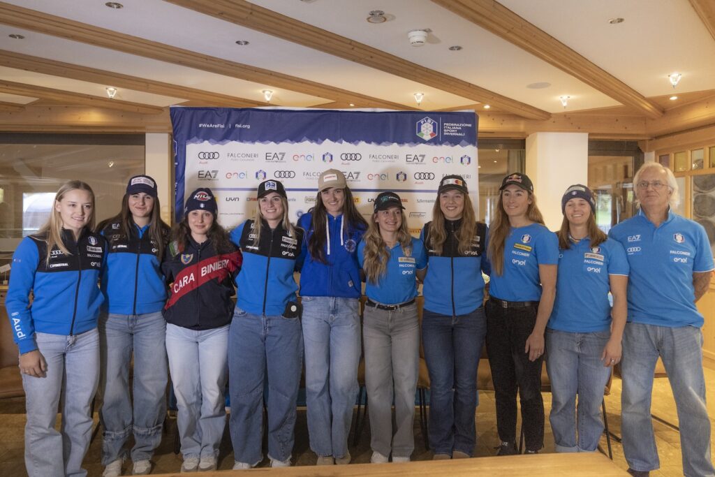 La squadra azzurra a Sölden