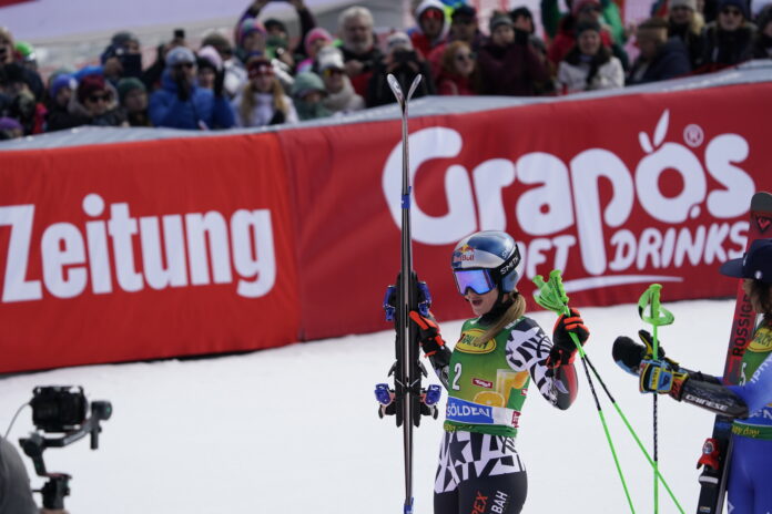 Alice Robinson nel gigante di Sölden nel 2024 © Agence Zoom