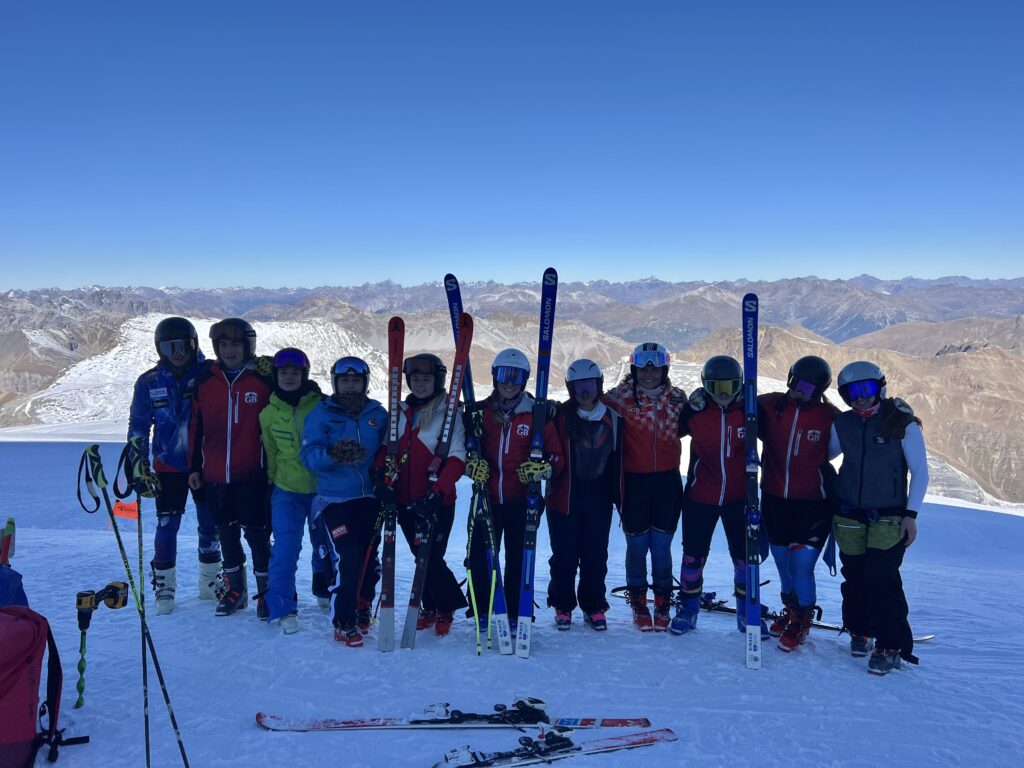 I Giovani del GB in allenamento sullo Stelvio
