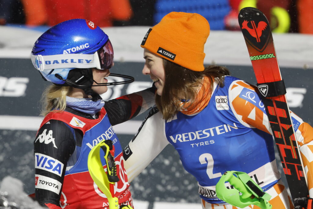 Mikaela Shiffrin e Petra Vlhova