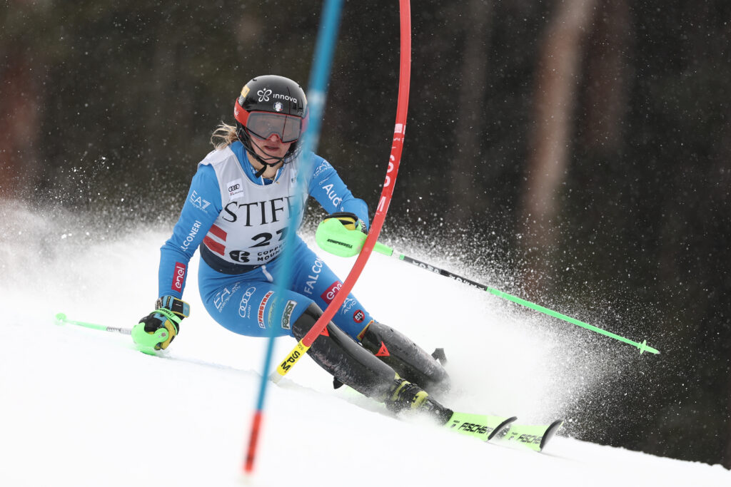 Lara Della Mea durante lo slalom di Copper Mountain, il 30 novembre 2025 @ Agence Zoom