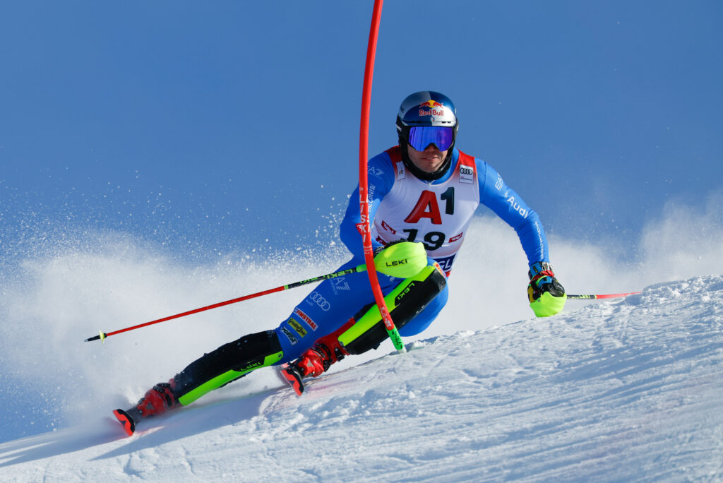 Alex Vinatzer in azione a Gurgl ©Agence Zoom