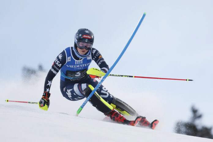 Mikaela Shiffrin a Levi, il 15 novembre 2025 @ Agence Zoom