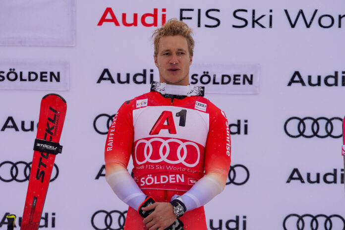 Marco Odermatt nell'ottobre 2025 a Sölden @ Agence Zoom