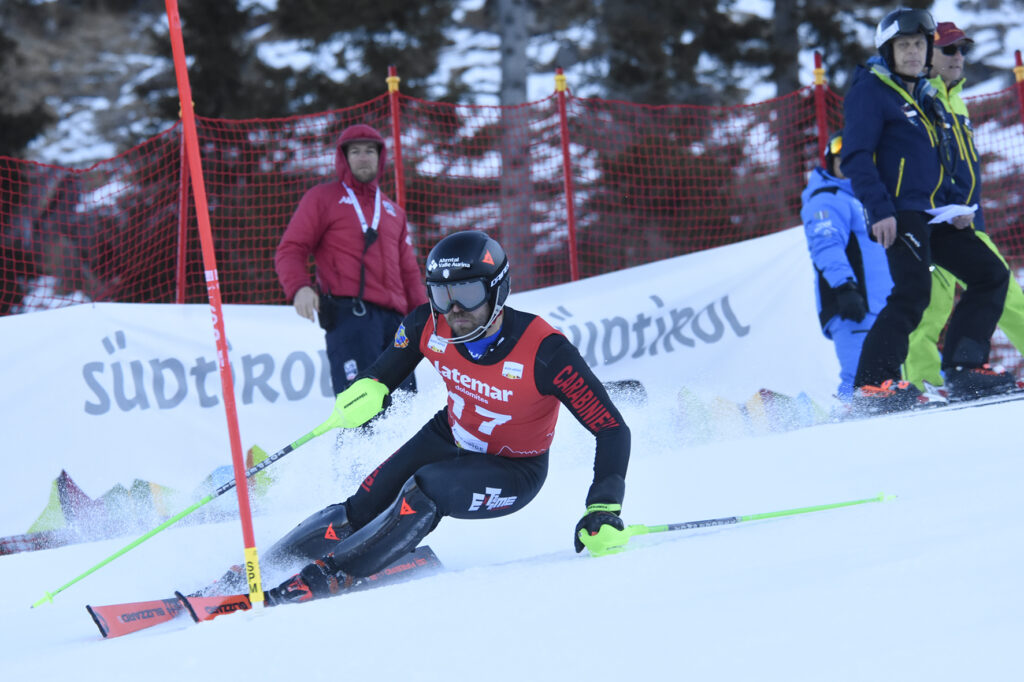 Simon Maurberger nello slalom di Obereggen, il 19 dicembre 2025 @ Matteo Groppo