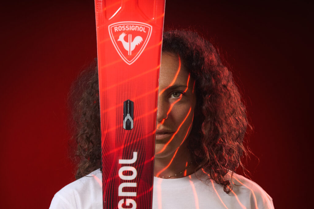 Federica Brignone con i nuovi Rossignol Hero