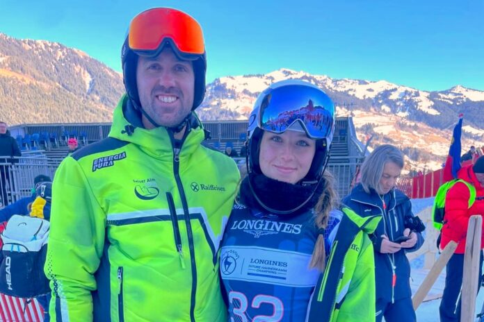 Hannah Mahlknecht con il tecnico Alex Hofer