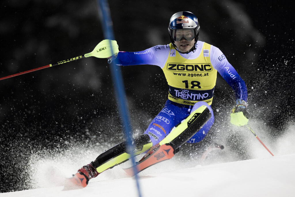 Alex Vinatzer in azione a Campiglio ©Agence Zoom