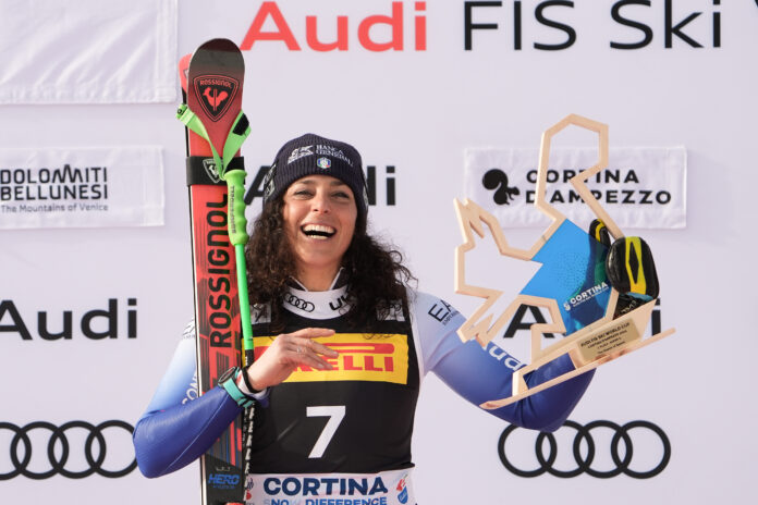Federica Brignone a Cortina ©Pentaphoto