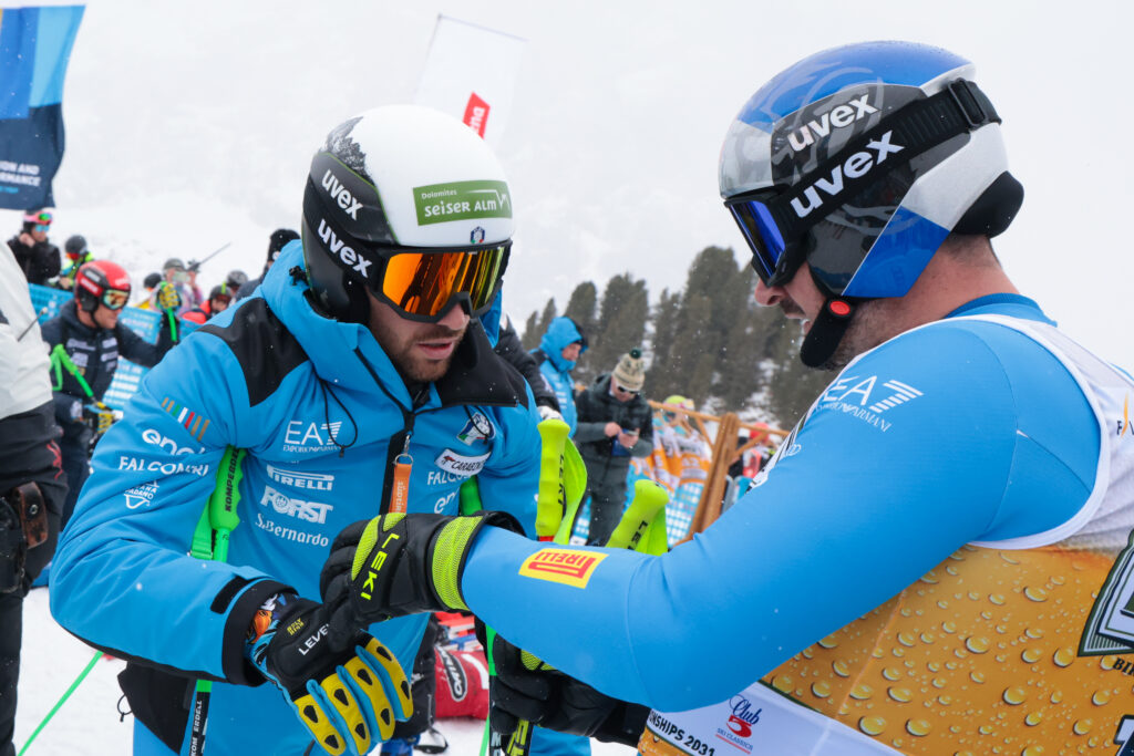 Florian Schieder con Dominik Paris in Gardena ©Pentaphoto