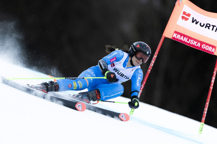Alice Pazzaglia durante il gigante di Kranjska Gora @ Pentaphoto