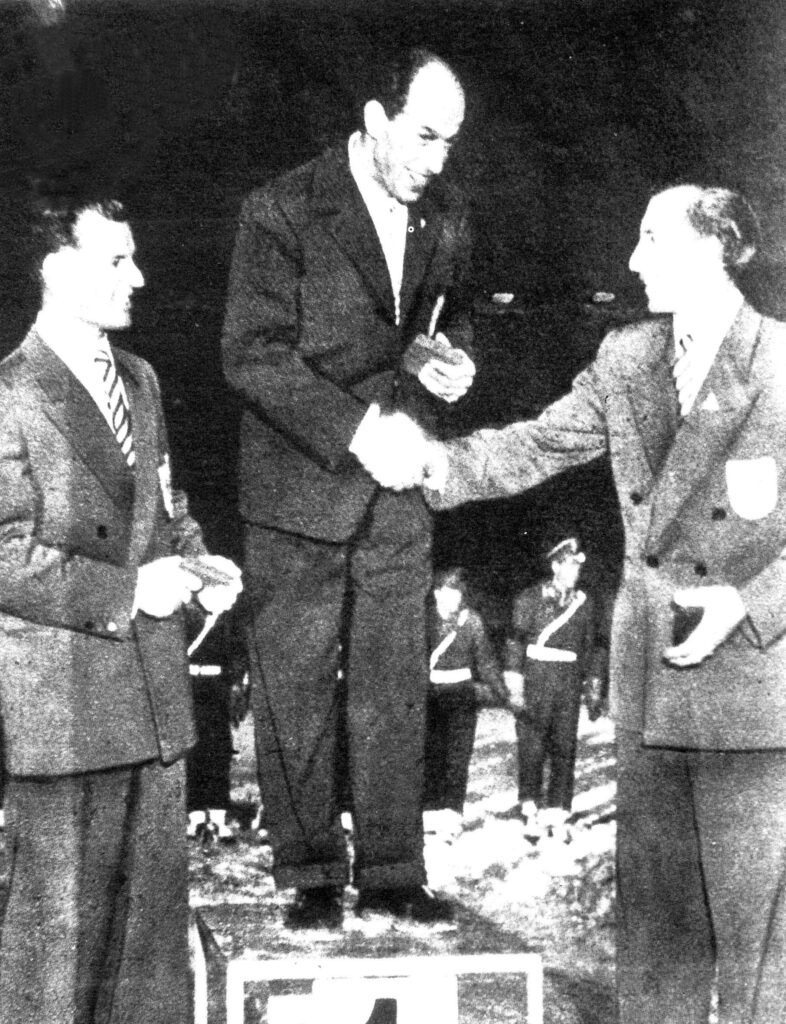 Zeno Colò oro ai Giochi 1952 ©Pentaphoto