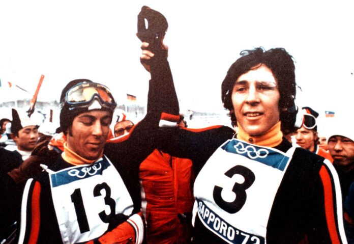 Gustav e Roland Thöni a Sapporo 1972 ©Pentaphoto