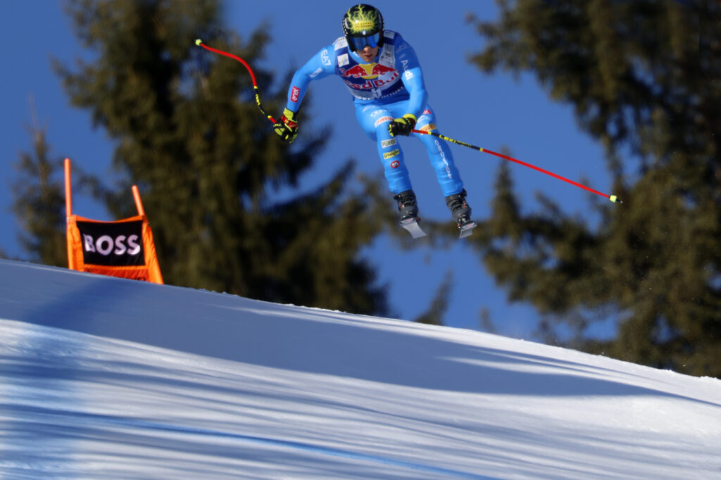 Giovanni Franzoni sulla Streif, il 22 gennaio 2026 @ Agence Zoom