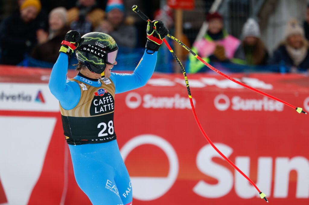 Giovanni Franzoni dopo la discesa di Wengen, il 17 gennaio 2026 @ Agence Zoom