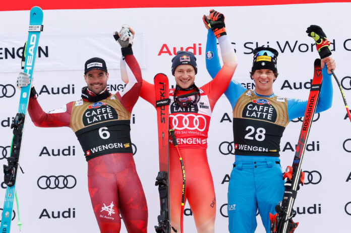 Odermatt, Kriechmayr e Franzoni sul podio di Wengen @ Agence Zoom