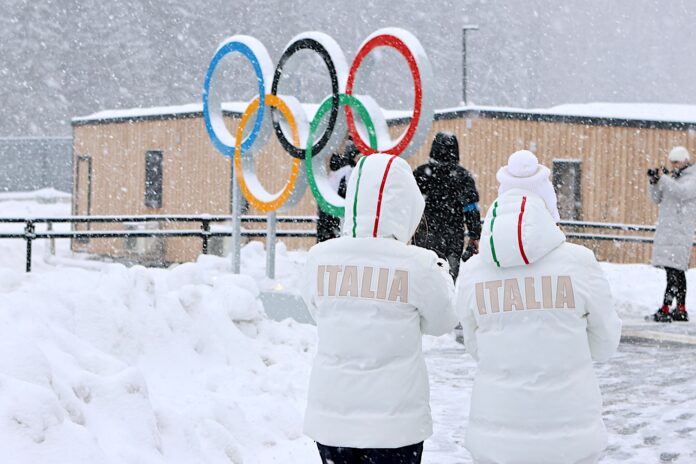Neve a Cortina d'Ampezzo