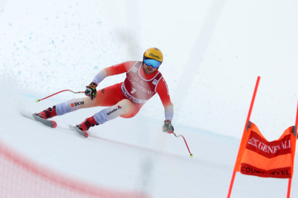 Niels Hintermann a Courchevel, nel marzo 2026 @ Agence Zoom