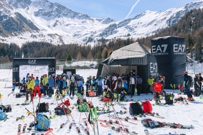 La zona arrivo degli slalom Ragazzi @Emma Baillex
