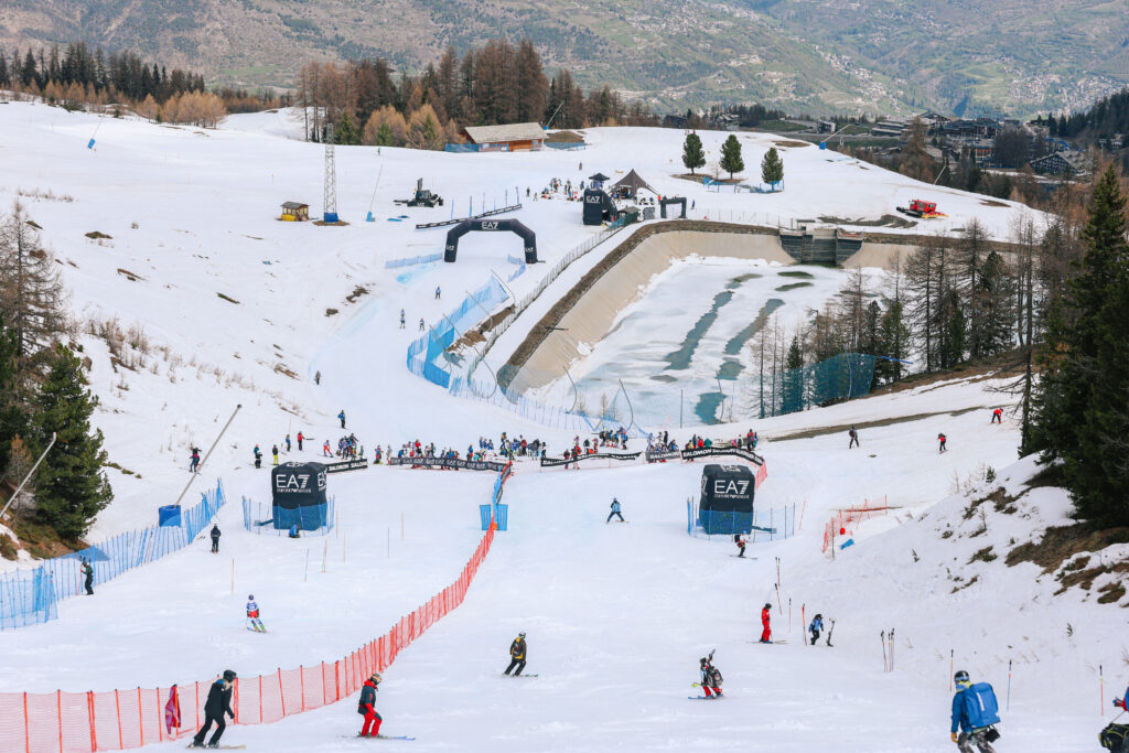 L'arrivo degli slalom Allievi al Memorial Fosson 2026 @Emma Baillex