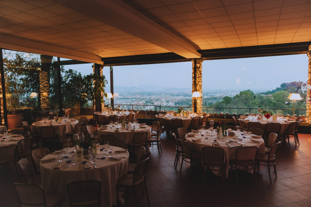 Un'immagine dalla serata al ristorante Il Pianone di Bergamo