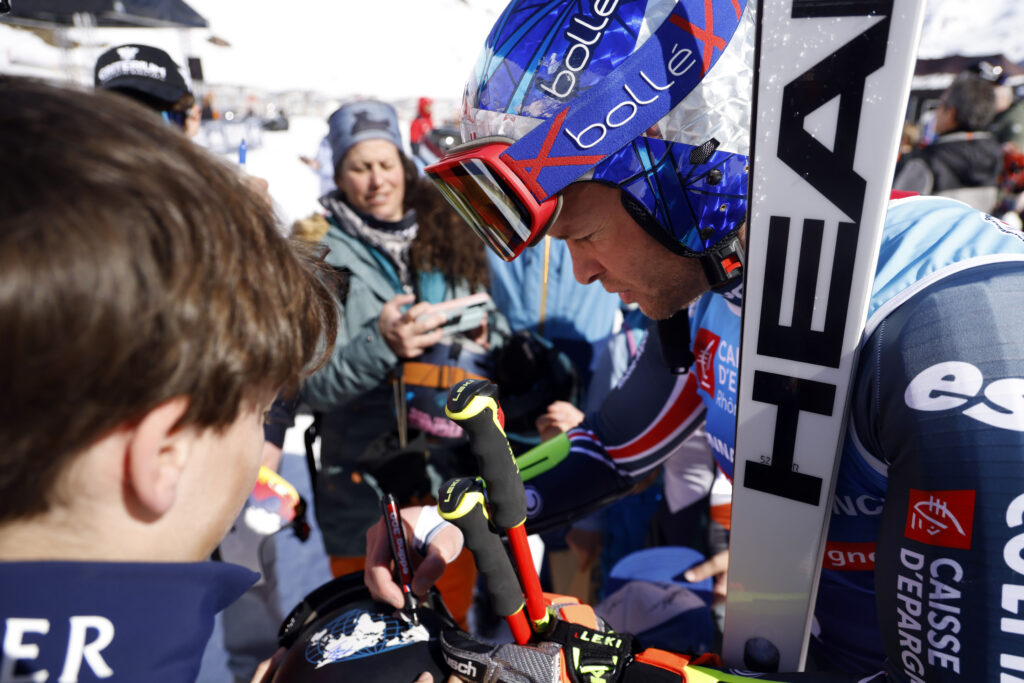 Alexis Pinturault firma autografi ai campionati nazionali francesi 2026 @ Agence Zoom
